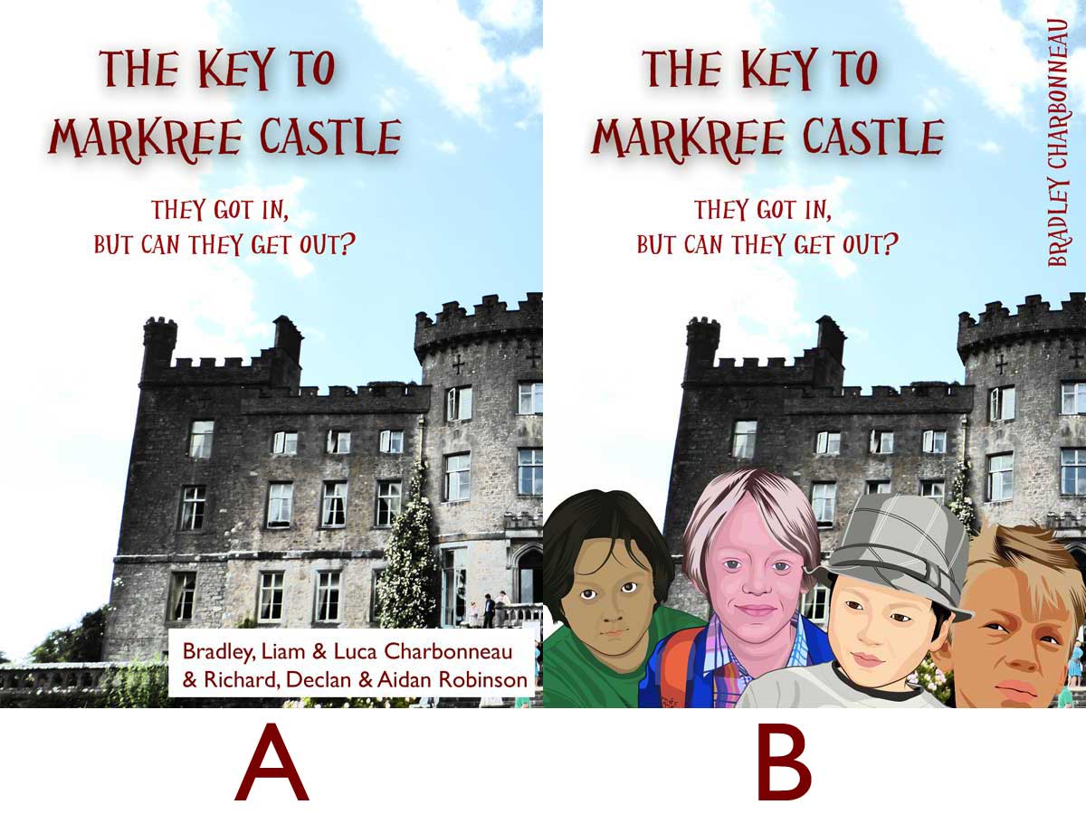 Which book cover do you like better for “The Key to Markree Castle”?