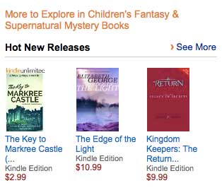 "The Key to Markree Castle" #1 on Amazon